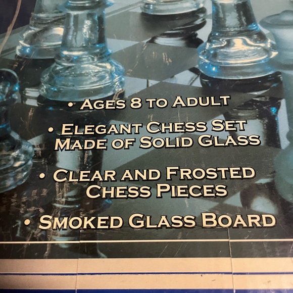 Glass chess set 
See - Picture 7 of 7